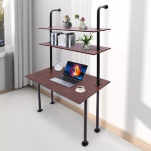 Industrial Wall Mounted Desk