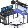 Clark L Shaped Gaming Corner Desk
