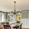 Candles Rustic Dining Room Chandelier