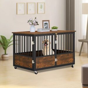 43.3 Freya Large Dog Crate Furniture