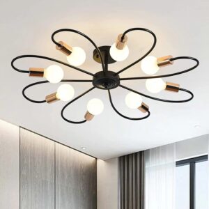 Spiral Sputnik Dining Room Chandelier
