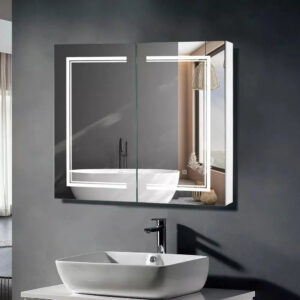 32 Mirrored Lighted Medicine Cabinet