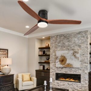Farmhouse Ceiling Fan With Light & Remote