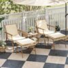 Meyer 5 Pieces Outdoor Patio Bistro Set