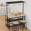 Beth Kitchen Island Dining Table