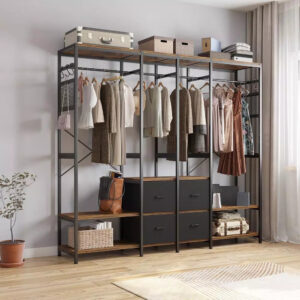 78 Heavy Duty Wardrobe Clothes Rack