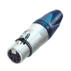 Neutrik NC5FXX. 5 Pin XLRF Connector (Silver)