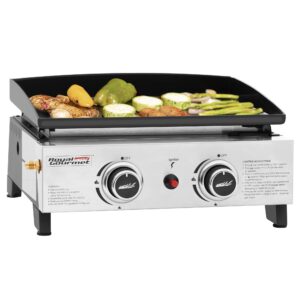 2-Burner Portable Gas Griddle