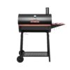 28-Inch Barrel Charcoal Grill with Wood-Painted Table
