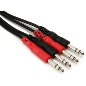 Hosa CSS-203 Dual 1/4in TRS to 1/4in TRS. 10ft