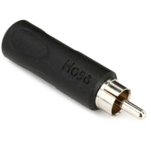 Hosa Technology GPR-104 1/4 Inch TSF to RCA Male. Adaptor