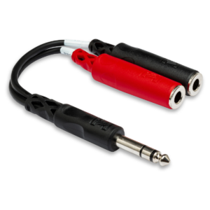 Hosa YPP-117 1/4 TRSM to Dual 1/4 TSF