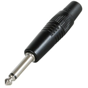 Neutrik NP2C-BAG 1/4 TS Connector (black)