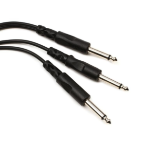 Hosa CYP-105 1/4in TS to Dual 1/4in TS.  5ft
