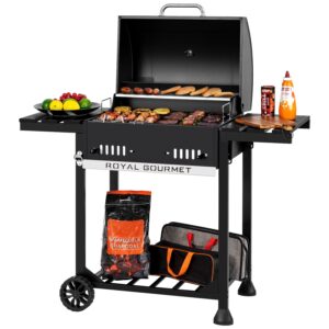 24-Inch Movable Charcoal BBQ Grill