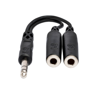 Hosa YPP-118  1/4 TRS to Dual 1/4 TRSF Y Cable