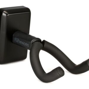 Gator GFW-GTR-HNGRBLK Guitar Wall Hanger (black)