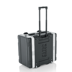 Gator Cases GRR-6PL-US 6U Audio Rack; Powered Rolling