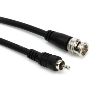 Hosa BNR-103 75-Ohm Coax BNC to RCA. 3ft