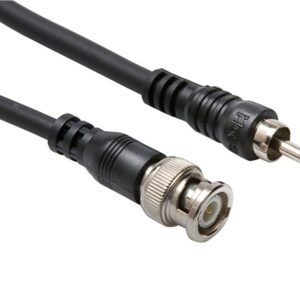 Hosa BNR-110 BNC Male to RCA Male. 10ft