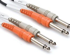 Hosa CPP-202 Dual 1/4 TS to 1/4 TS. 6ft