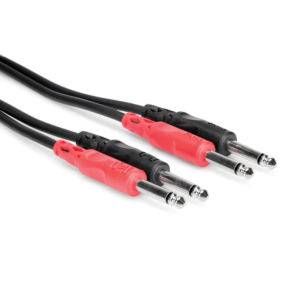 Hosa CPP-203 Dual 1/4 TS to 1/4 TS. 10ft