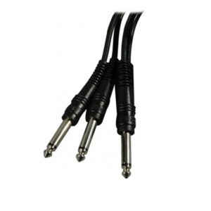 Hosa CYM-105 1/4in TS to Dual 1/4in TS Splitter Cable. 5ft