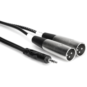 Hosa CYX-403M 3.5mm TRS to Dual XLR. 10ft