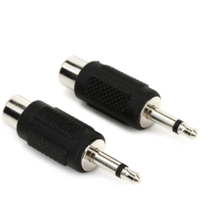 Hosa Technology GRM-114 RCA to 1/8 Inch TS Adaptor. Pair