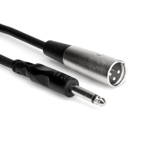 Hosa PXM-103 1/4 TS to XLR3M Unbalanced Interconnect Cable. 3ft
