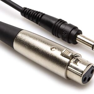 Hosa STX-105F 1/4 TRSM to XLR3F. 5ft