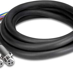 Hosa Technology STX-805F 8 Channel 1/4 TRSM to XLR3F Balanced Snake. 15ft
